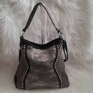 BRILLIANT RHINESTONE CAMO HOBO